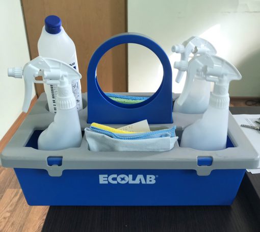 Пластикова корзина для прибирального інвентарю Housekeeping Tray Carry Ecolab + внутрішня ставка 2