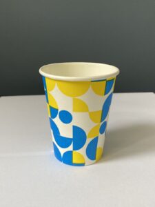 Стаканчик паперовий 250 мл, кольоровий, 2 тип, 50 шт., GET