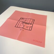 Поліуританова ганчірка Поліфікс, 38*38 см, червона, Ecolab