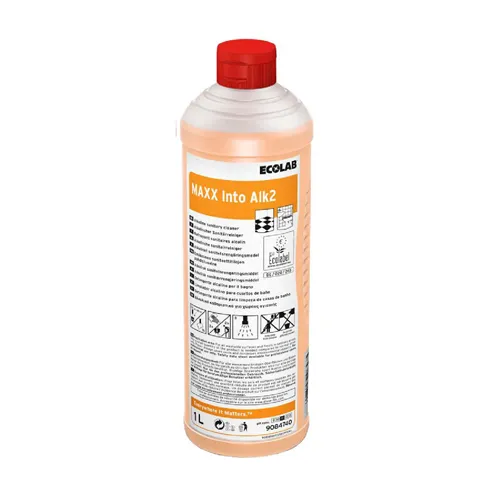 Maxx Into Alk2, Ecolab, миття санвузлів, миття мармуру