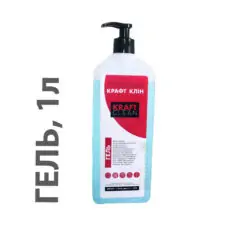 Засіб дезінфекційний та антисептичний Kraft Clean, гель, 1л