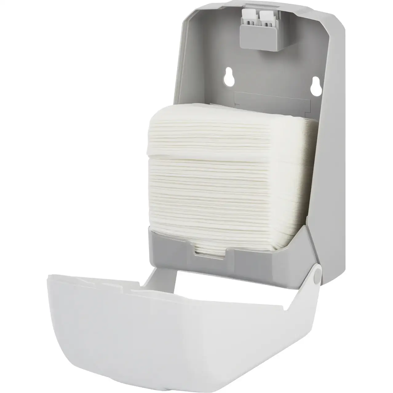 Диспенсер для листового туалетного паперу, білий