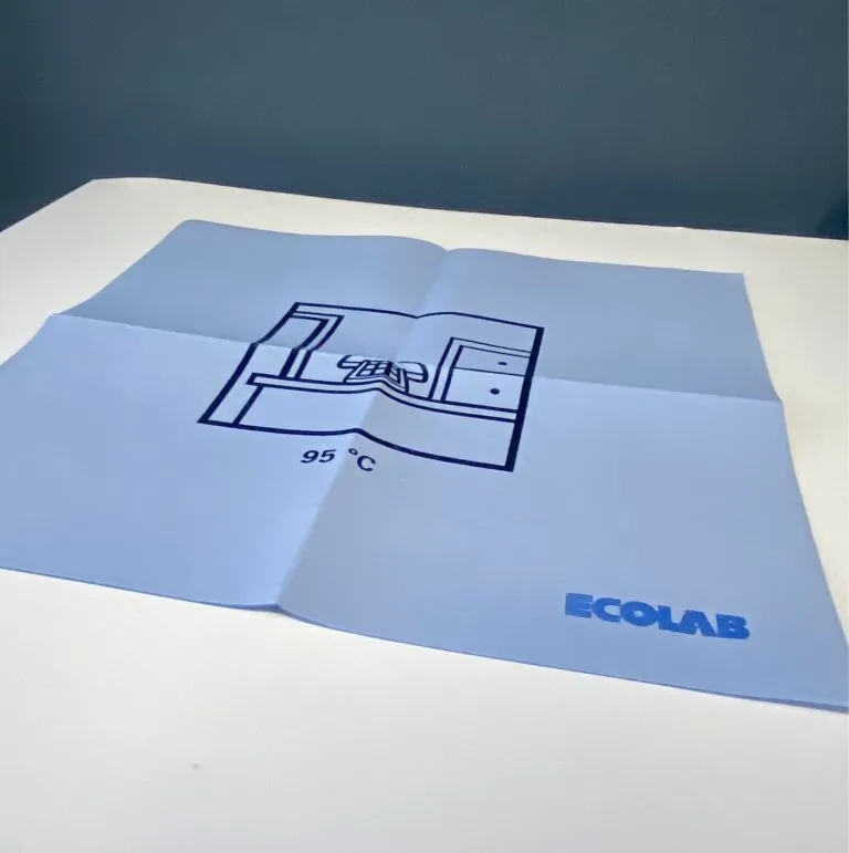 Поліуританова ганчірка Поліфікс, 38*38 см, синя, Ecolab