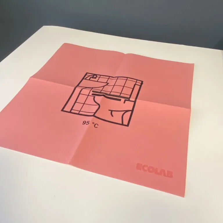 Поліуританова ганчірка Поліфікс, 38*38 см, червона, Ecolab