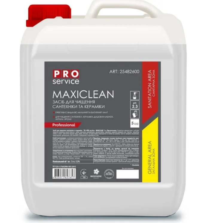 Засіб для ванної кімнати Maxiclean 5л, PRO service