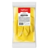 Рукавиці господарські латексні жовті L, Optimum